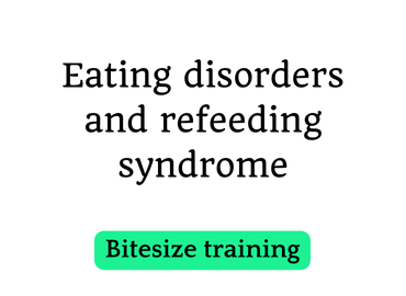 Eating disorders and refeeding syndrome (text)